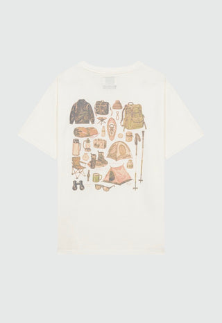 ROY ROGER'S WORKWEAR X ENGINEERED GARMENTS -T-SHIRT IN JERSEY CON STAMPA TENT TOOL