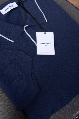 Polo skipper in maglia chicco riso