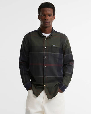 Camicia Dunoon a maniche lunghe dalla vestibilità leggermente aderente