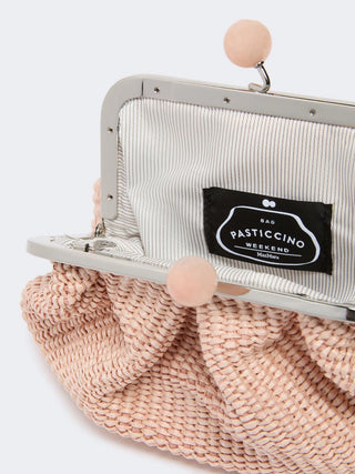 PASTICCINO BAG SMALL EFFETTO RAFIA