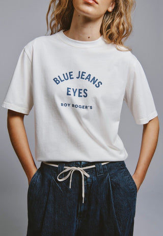 EVA X ROY ROGER'S - T-SHIRT BLUE JEANS EYES