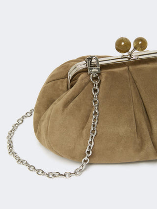PASTICCINO BAG SMALL IN SUEDE - verde kaki