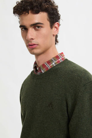 Girocollo in lana shetland