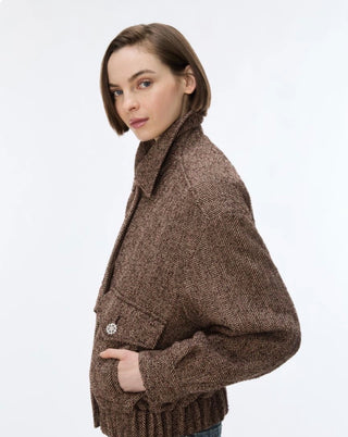 GIACCA IN TWEED
Marrone