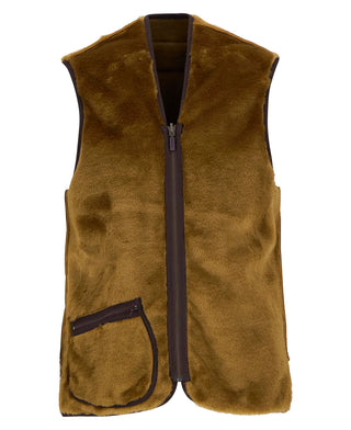 Gilet/fodera in pile caldo con cerniera
