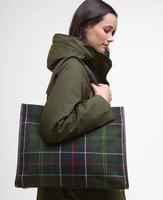 Borsa tote Turnberry in tartan