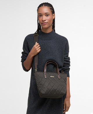 Mini-borsa tote trapuntata