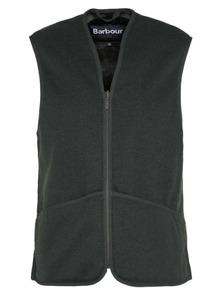 Gilet/fodera in pile caldo con cerniera