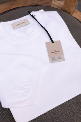 T-shirt in maglia cotone organico