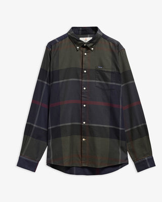 Camicia Dunoon a maniche lunghe dalla vestibilità leggermente aderente