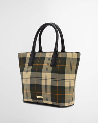 Borsa tote in tartan Birch