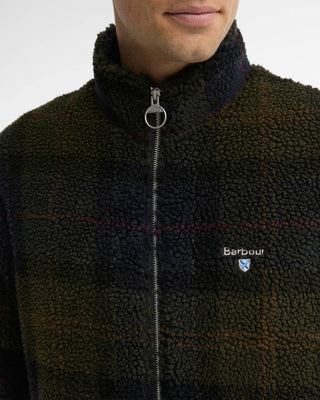 Pile sherpa con motivo tartan