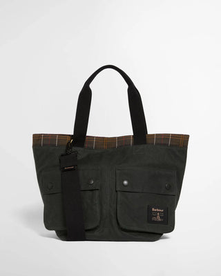 Borsa tote Field Carry-All in tessuto cerato