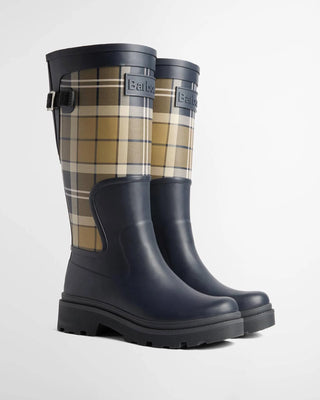 Stivali in gomma e tartan Dena