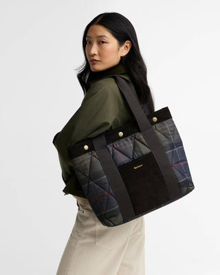 Borsa tote Healy in tartan