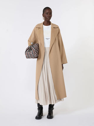 Cappotto in doppio di mista lana - CAMMELLO