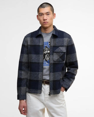 Overshirt in pile e tartan Hailwood