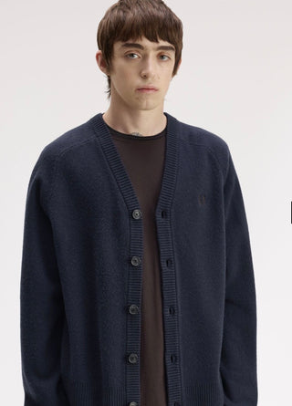 Cardigan in lana merino