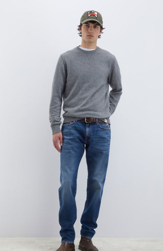 MAGLIA GIROCOLLO RAW EDGE IN LANA E CASHMERE Roy Roger’s uomo