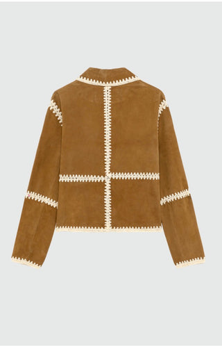 OLD GLORY - GIACCA CROCHET IN SUEDE