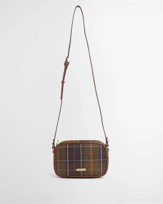 Mini borsa a tracolla in tartan Daphne