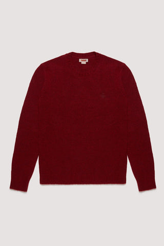 Maglione Girocollo Baracuta Rosso da Uomo