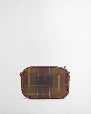 Mini borsa a tracolla in tartan Daphne