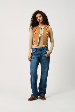 OLD GLORY-GILET PUEBLO IN MAGLIA