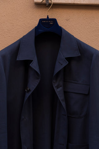 Overshirt tasche a toppa