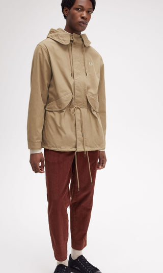 Parka corto Fred Perry sabbia