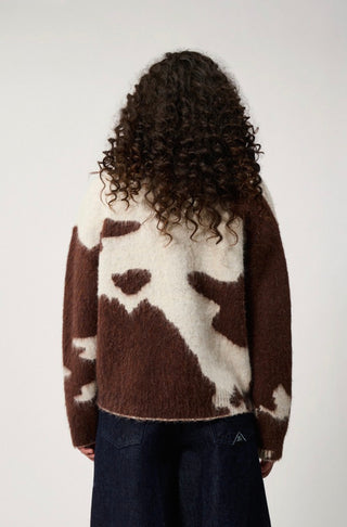 CARDIGAN IN JACQUARD PONY