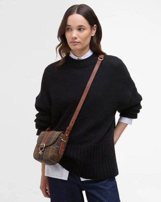 Borsa a tracolla con motivo tartan Elm