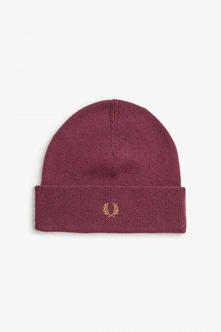 Cappello in Misto Lana Fred Perry Bordeaux