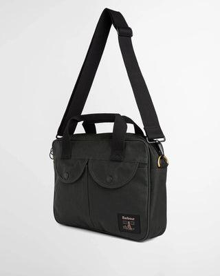 Borsa porta-laptop Field in tessuto cerato