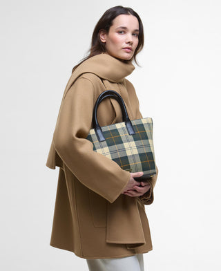 Borsa tote in tartan Birch