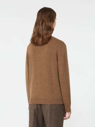 MAGLIA IN ALPACA E LANA - NOCCIOLA