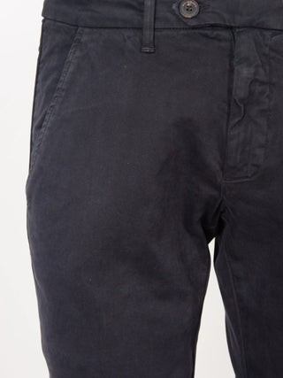 Pantalone new rolf in gabardina navy