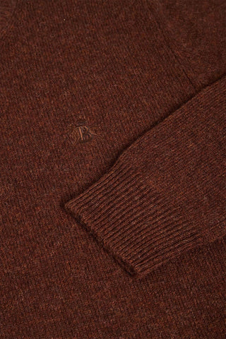 Girocollo in lana shetland