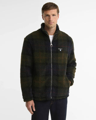 Pile sherpa con motivo tartan