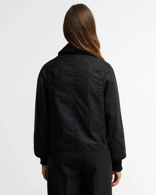 Giacca cerata Beadnell dal taglio crop
