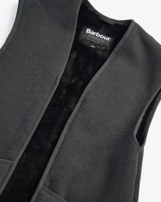 Gilet/fodera in pile caldo con cerniera