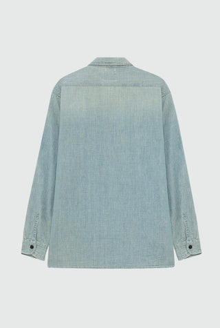 CAMICIA LIAM IN CHAMBRAY SAND BLEACH