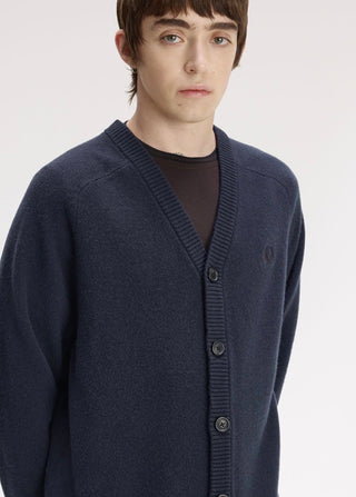 Cardigan in lana merino