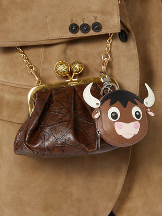 PORTACHIAVI IN PELLE - CUOIO