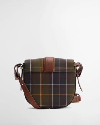 Borsa a tracolla con motivo tartan Elm
