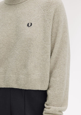 Maglione corto textured