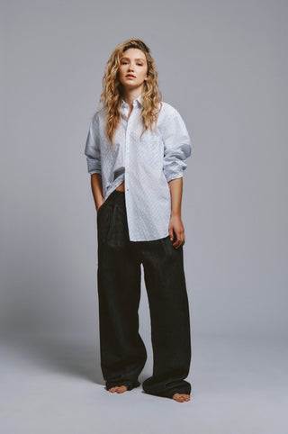 EVA X ROY ROGER'S -CAMICIA GARÇON A RIGHE