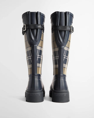 Stivali in gomma e tartan Dena