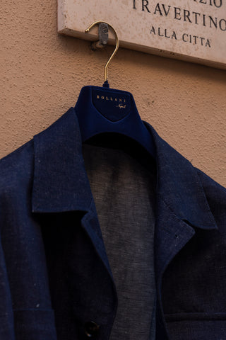 Overshirt tasche a toppa