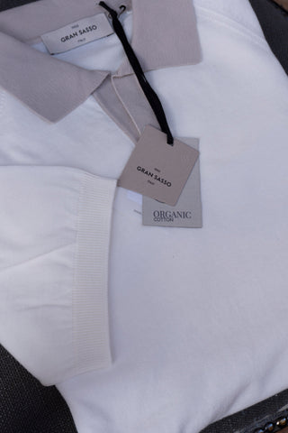 Polo skipper in maglia raglan cotone organico